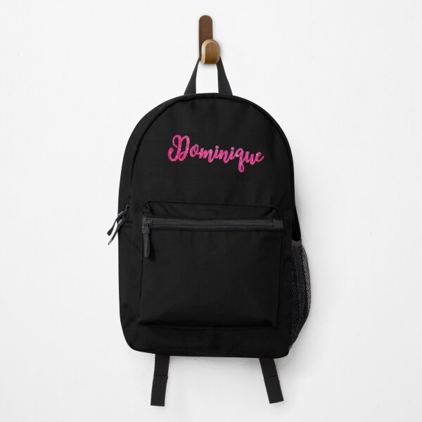 Item preview, Dominique Hot Pink Sparkly Personalised Name Design designed and sold by CamilasPrints.
