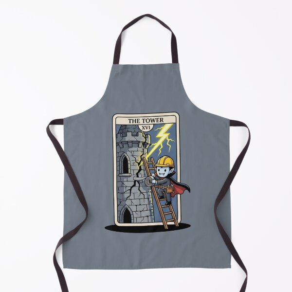 Item preview, Cute Vampire The Tower Tarot Card Art designed and sold by Rare By Hero.