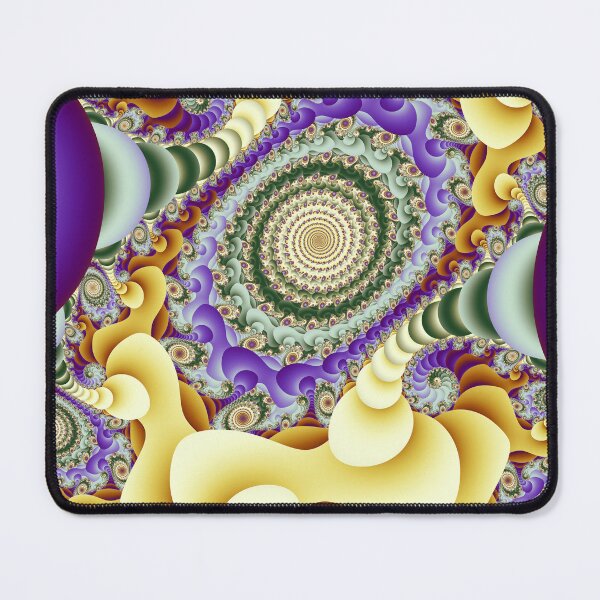 Item preview, Golden Yellow Swirl Julia Set Fractal designed and sold by pinkal.
