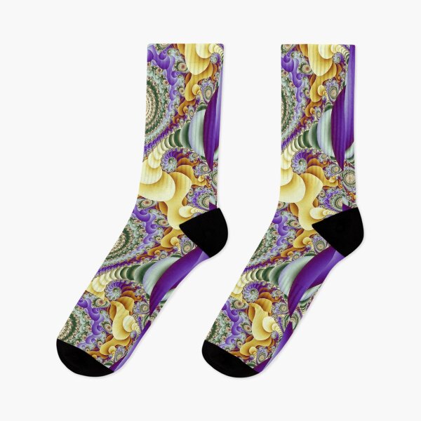 Item preview, Golden Yellow Swirl Julia Set Fractal designed and sold by pinkal.