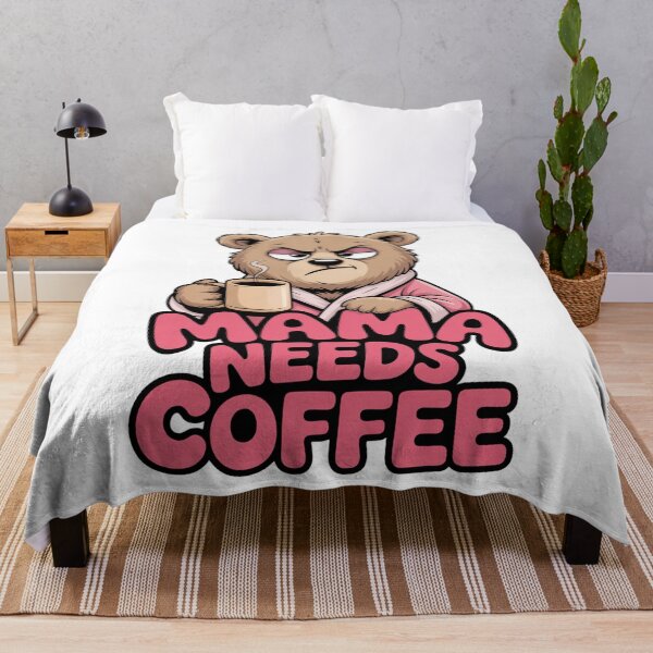 Item preview, Mama Needs Coffee Funny Bear designed and sold by J-CCreations.
