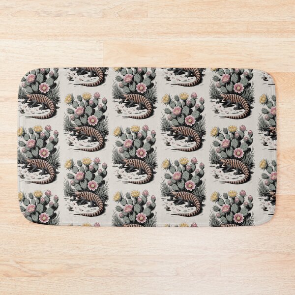 Item preview, Gila Monster and Cactus Blossom Illustration designed and sold by NuvoraNest.