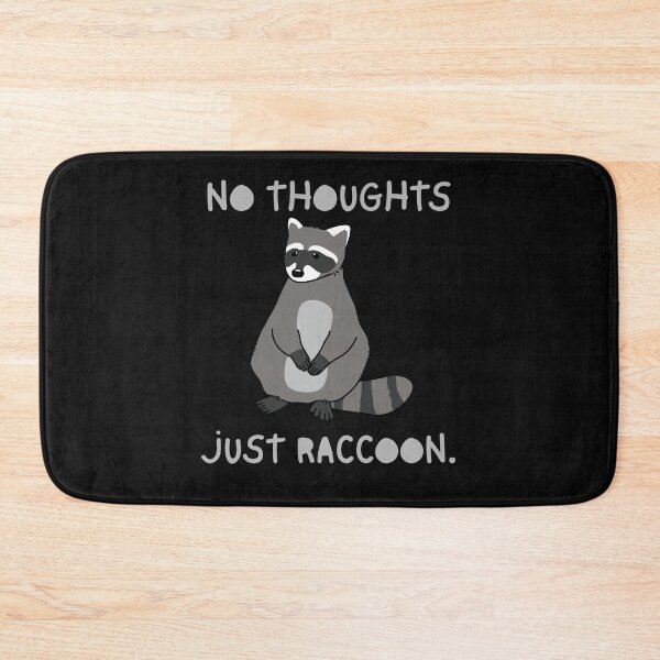 Item preview, No Thoughts Just Raccoon Funny Cute Raccoon T-Shirt designed and sold by SvarunPogani.