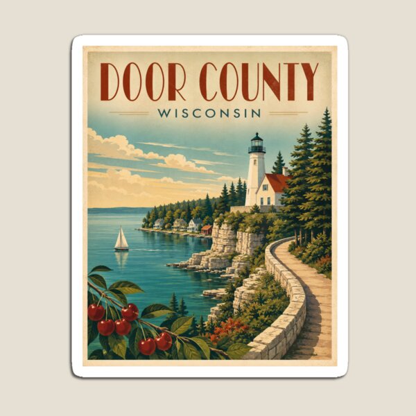 Item preview, Door County Wisconsin Vintage Wall Art  designed and sold by Eclipse 3699.
