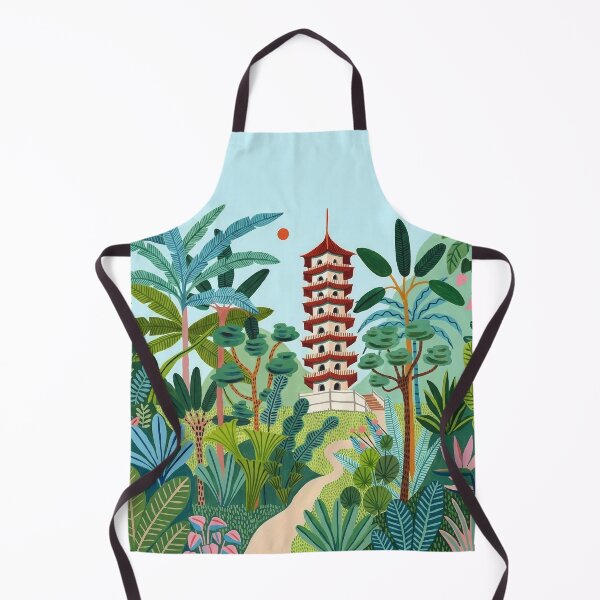 Item preview, Chinese Gardens Acrylic Print |  Singapore Travel Poster | Singaporean designed and sold by POSTERIOCREW.