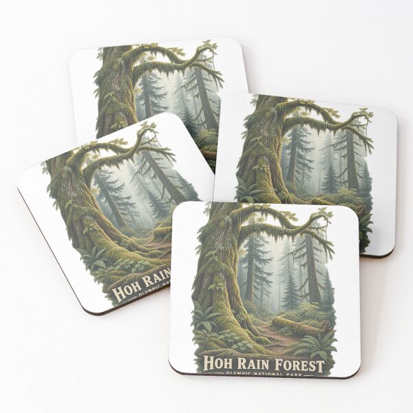 Item preview, Vintage Hoh Rain Forest Olympic National Park designed and sold by Rewind Society.