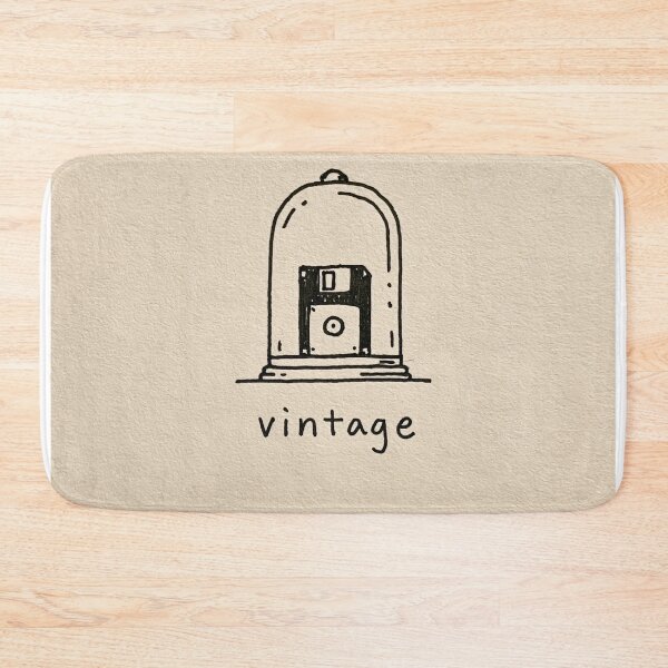 Item preview, Vintage - Funny Floppy Disk Cloche Minimalist Art designed and sold by lautir.