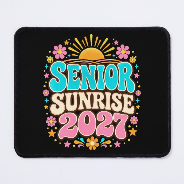 Item preview, Senior Sunrise 2027 Retro Floral Sunset Celebration designed and sold by ROUX-ART.