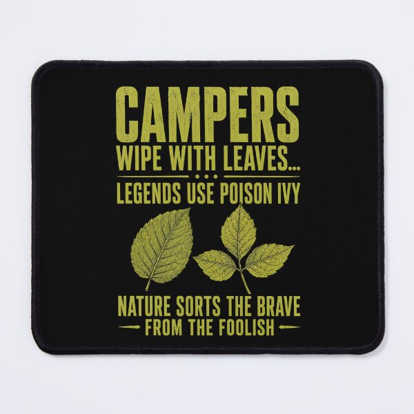 Item preview, Poison Ivy Vintage Leaf Humor Quote for Nature Lovers designed and sold by ROUX-ART.