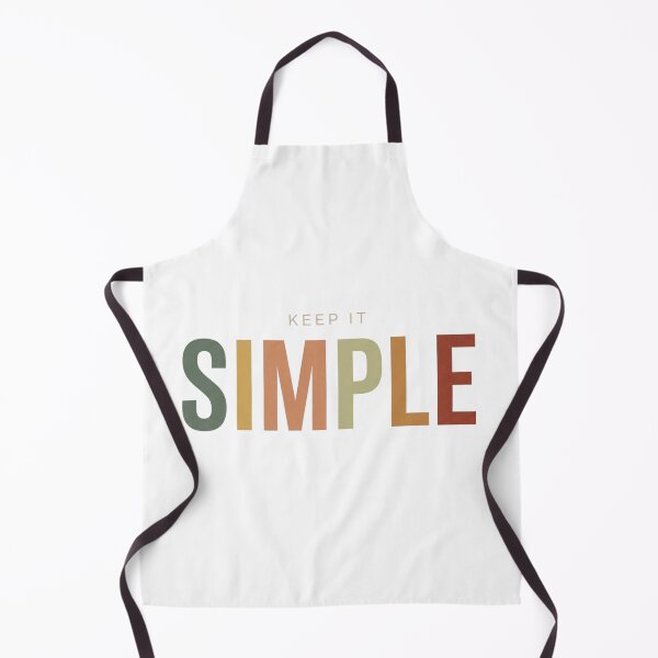 Item preview, Keep It Simple Minimalist Earth Tone Typography Art designed and sold by Nakrisa.