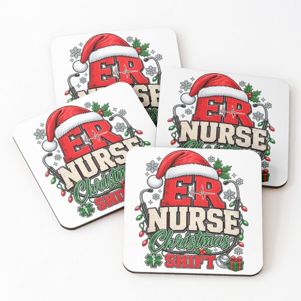 Artikelvorschau, Weihnachts-T-Shirt für Notfallkrankenschwestern, Weihnachtsgeschenk für Krankenschwestern, Weihnachtsdesign für Notfallkrankenschwestern entworfen und verkauft von ARTwy.