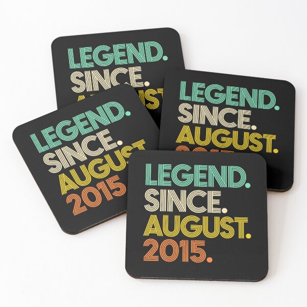 Item preview, Legend Retro Typography Quote in Rainbow Stripe Letters designed and sold by ROUX-ART.