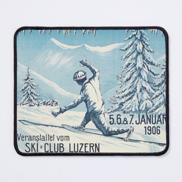 Item preview, Skikurs auf der Rigi 1906 designed and sold by Gilmour-Prints.