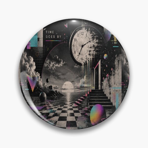 Item preview, Time Goes By - Surreal Retro Dreamscape designed and sold by Personiq Kaleido.