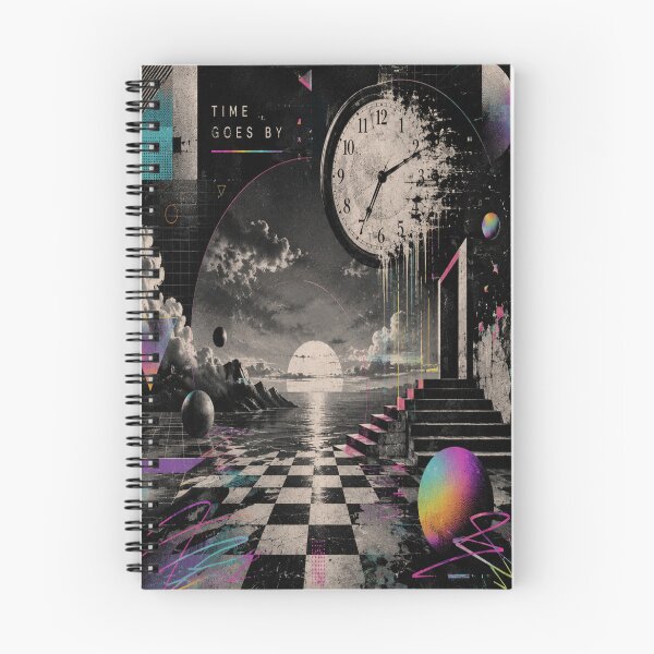 Item preview, Time Goes By - Surreal Retro Dreamscape designed and sold by Personiq Kaleido.