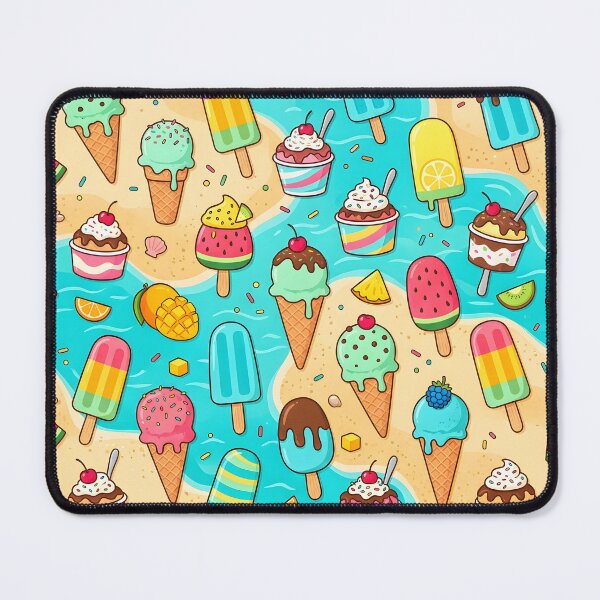 Item preview, Cute Summer Ice Cream Popsicle Pattern designed and sold by DailyVines.