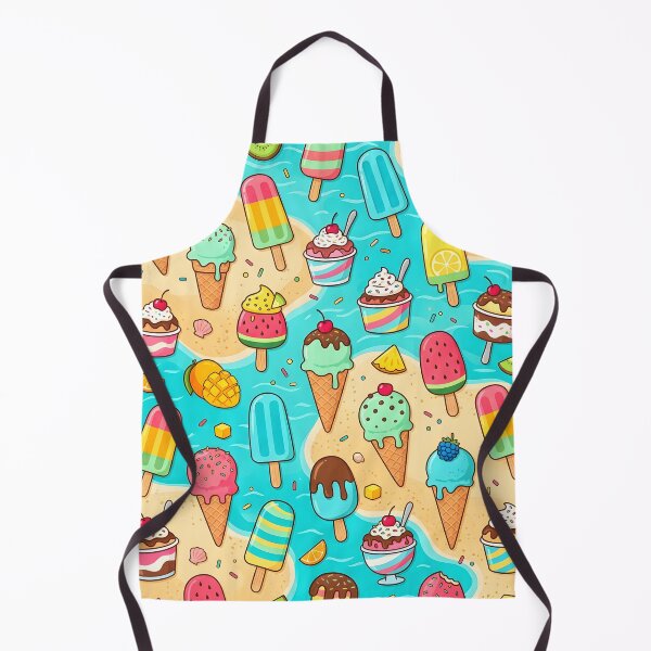 Item preview, Cute Summer Ice Cream Popsicle Pattern designed and sold by DailyVines.