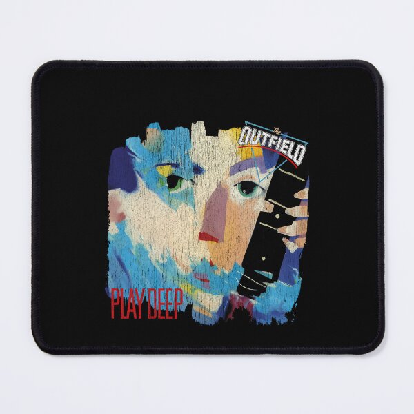 Item preview, The Outfield Play Deep Abstract Artistic Face designed and sold by Kadir-Sensei.