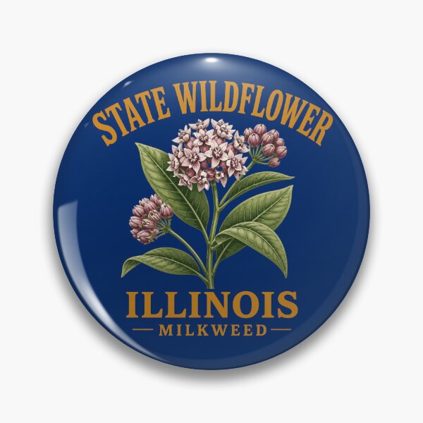 Item preview, Illinois Milkweed State Wildflower designed and sold by taiche.