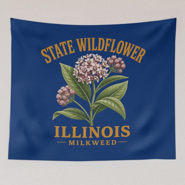 Item preview, Illinois Milkweed State Wildflower designed and sold by taiche.