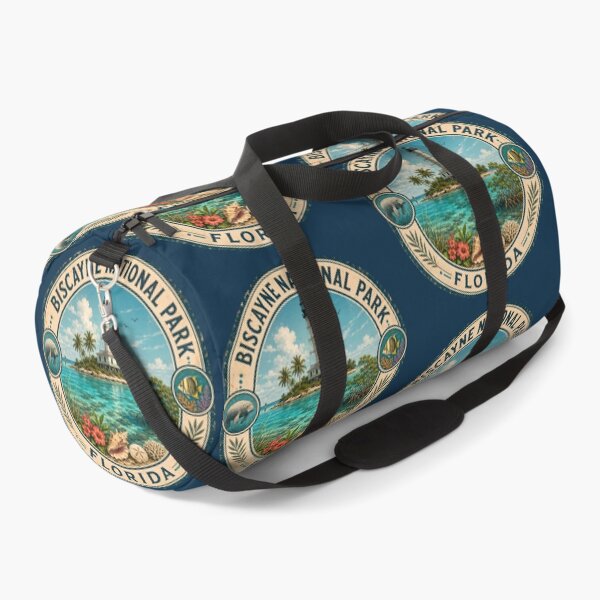 Item preview, Biscayne National Park Florida Illustration Travel Art Badge designed and sold by KrisSidDesigns.