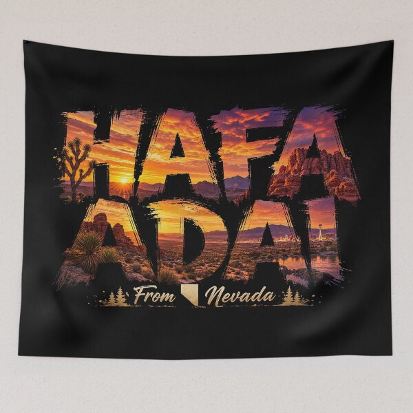 Item preview, Håfa Adai from Nevada: Silver State Desert Sunset Spirit designed and sold by BlissBlvdShop.