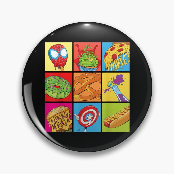 Item preview, Web Slinger Mutant Team Patriotic Hero Funny Snack Foods designed and sold by banhstudio.