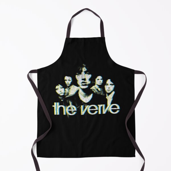 Item preview, The Verve Glitch Effect Band Portrait Blue Yellow Glow designed and sold by Kadir-Sensei.