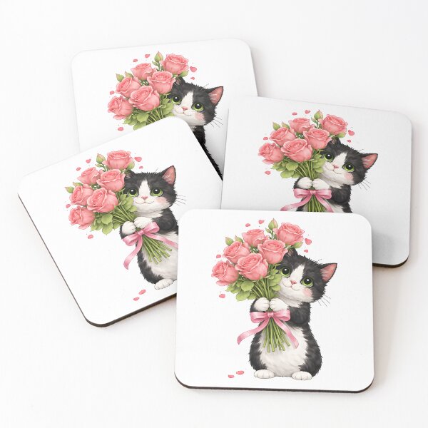 Item preview, Kitten with Roses designed and sold by TeeVelora.