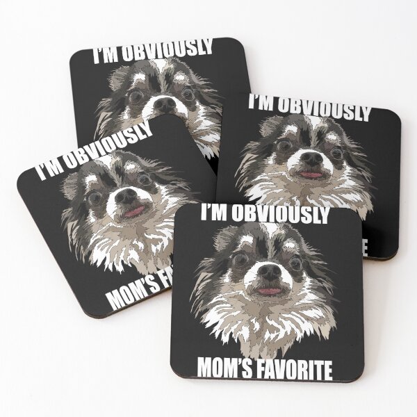 Item preview, Chihuahua Mom’s Favorite Long Haired Dog designed and sold by Just-Arts-4U.