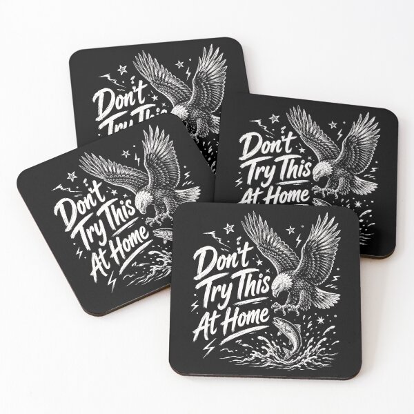 Item preview, Eagle Freedom Quote Don’t Try This At Home Graphic designed and sold by ROUX-ART.