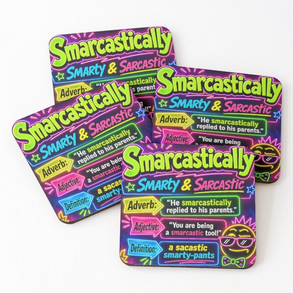 Item preview, Smarcastically: Sarcastic Smarty-Pants designed and sold by Tracie J.