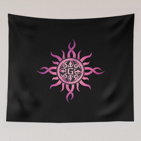Item preview, Tribal Sun Symbol Pink Purple Gradient-68 designed and sold by CuteBots.