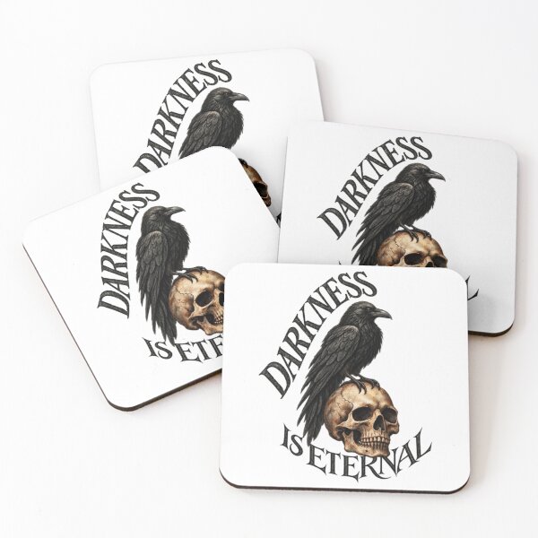 Item preview, Raven Skull - darkness is eternal designed and sold by Tonkhawartwork.