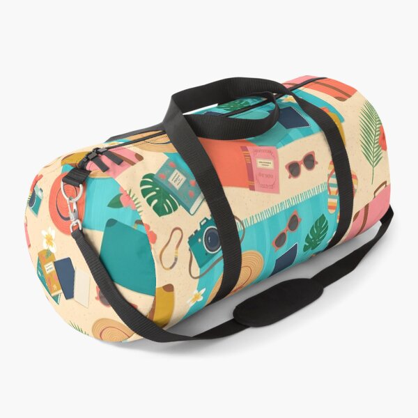 Item preview, Colorful Summer Vacation Essentials Pattern designed and sold by DailyVines.