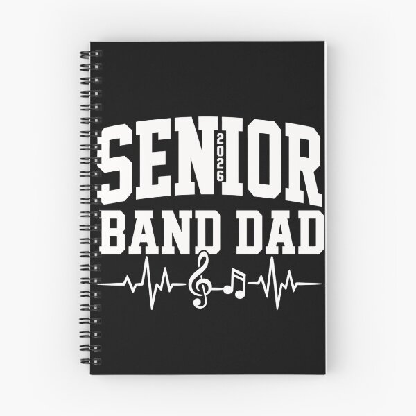 Item preview, senior band dad 2026 heartbeat music graphic designed and sold by ROUX-ART.