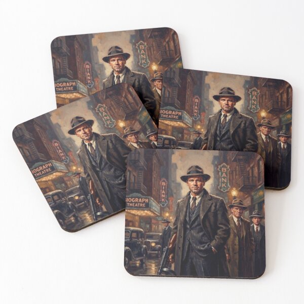 Item preview, Dillinger Crime Drama Fine Art Tribute designed and sold by Art's Diner.