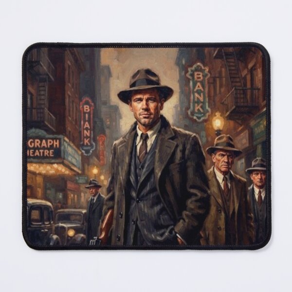 Item preview, Dillinger Crime Drama Fine Art Tribute designed and sold by Art's Diner.