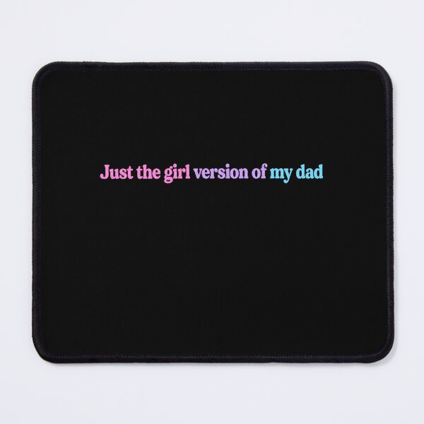 Item preview, girl dad funny quote with colorful retro text designed and sold by ROUX-ART.