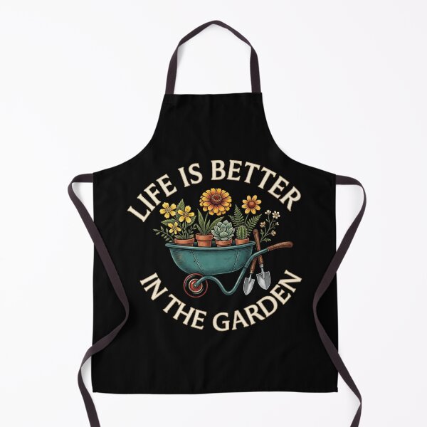 Item preview, Life Is Better In The Garden - Vintage Botanical Plant Lover designed and sold by Shopeon Designs.