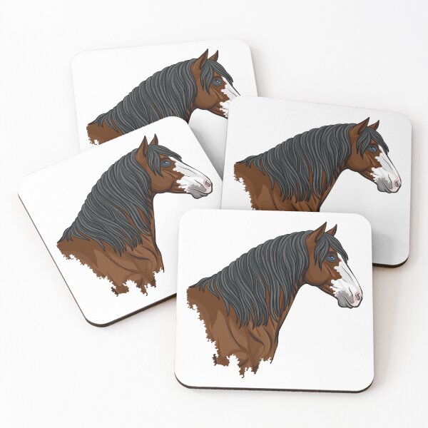 Item preview, The head of the Abaco horse with a bay coat designed and sold by Cheval-de-coeur.