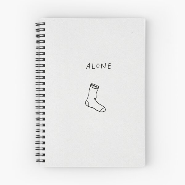 Item preview, Alone - Funny Single Lost Sock Minimalist Art designed and sold by lautir.