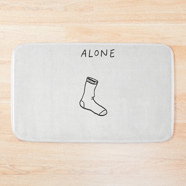 Item preview, Alone - Funny Single Lost Sock Minimalist Art designed and sold by lautir.