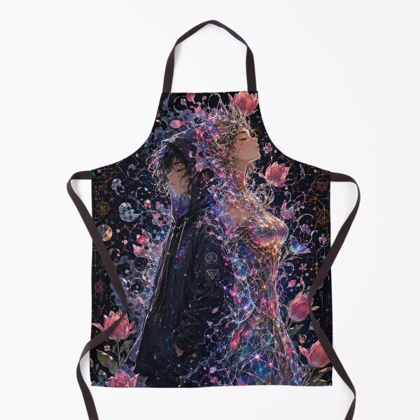 Item preview, Two Worlds Within – Human to Cosmic Queen Transformation Art designed and sold by Day Dreamer.