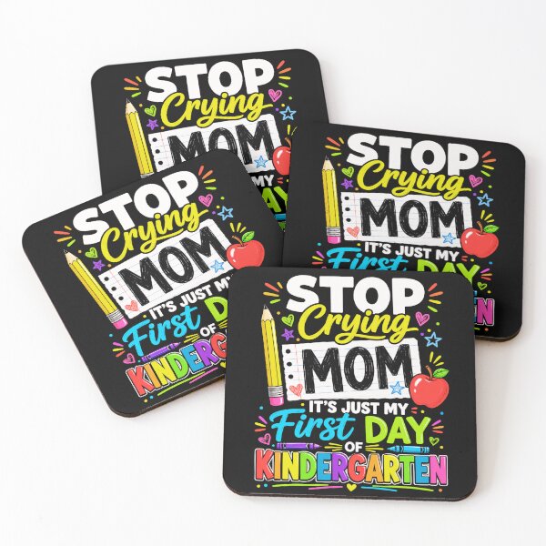 Item preview, kindergarten First Day of School Mom Graphic designed and sold by ROUX-ART.