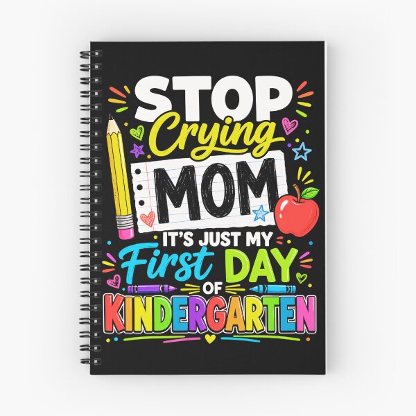 Item preview, kindergarten First Day of School Mom Graphic designed and sold by ROUX-ART.