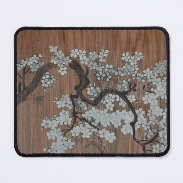 Item preview, White Cherry Blossoms Painted on Cedar Wood designed and sold by MiraNadaPrints.