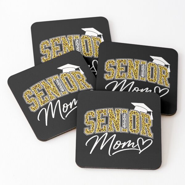 Item preview, senior mom leopard print graduation shirt for 2026 designed and sold by ROUX-ART.