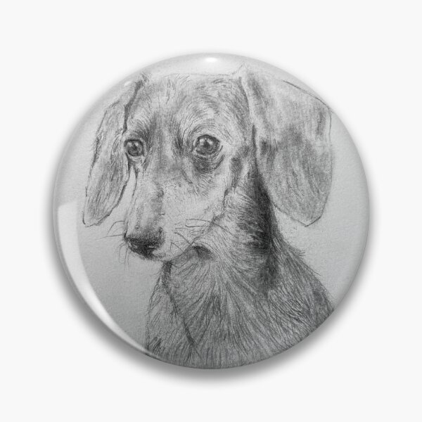 Item preview, Dachshund Dog Portrait designed and sold by _Esmi_Art.