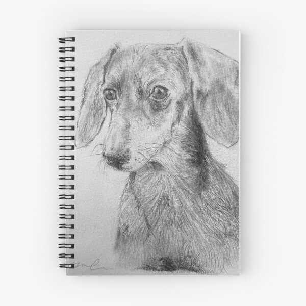Item preview, Dachshund Dog Portrait designed and sold by _Esmi_Art.